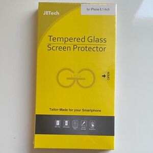 JETech Tempered Glass Screen Protector for 6.1 inch iPhone screen 3 pack